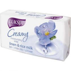 Твердое мыло Luksja Linen & Rice milk 90 г (5900998006327)