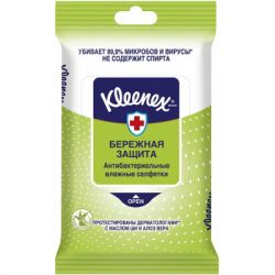 Влажные салфетки Kleenex антибактериальные 10 шт. (5029053541259)