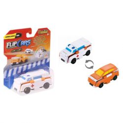 Flip Cars Машинка-трансформер 2 в 1 Швидка допомога і Позашляховик EU463875-06