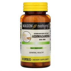 ����� Mason Natural ��������� 500 ��, Ashwagandha, 60 ������ (MAV17875)