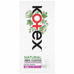 Ежедневные прокладки Kotex Natural Normal+ 36 шт. (5029053548975) - Картинка 3