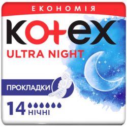ó㳺  Kotex Ultra Night 14 . (5029053545226)