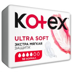 ó㳺����� ��������� Kotex Ultra Soft Normal 10 ��. (5029053542669) - �������� 2