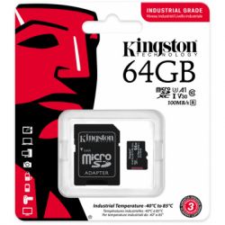   Kingston 64GB microSDXC class 10 UHS-I V30 A1 (SDCIT2/64GB) -  3