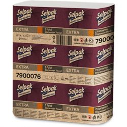 Бумажные полотенца Selpak Professional Extra Z-сложение 2 слоя 200 листов (8690530279858)