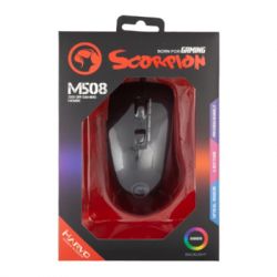 Мышка Marvo M508 Multi-LED USB Black (M508) - Картинка 4