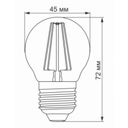 �������� TITANUM Filament G45 4W E27 2200K ������ (TLFG4504272A) - �������� 3