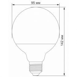 �������� Videx G95e 15W E27 4100K (VL-G95e-15274) - �������� 3