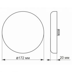 ��������� Videx LED 24W 4100K (VL-DLFR-244) - �������� 3