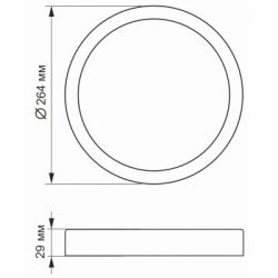 ��������� Videx LED 24W 5000K (VL-DLRS-245) - �������� 3