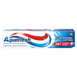 Зубная паста Aquafresh Освежающе-мятная, семейная 100 мл (5901208700257)