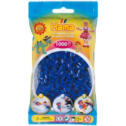 Набор для творчества Hama синих бусин 1000 шт термомозаика (207-08)