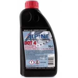 Тормозная жидкость Alpine Brake Fluid DOT 4 1л (1107-1) - Картинка 1