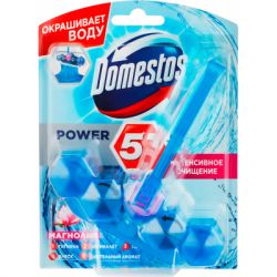 Туалетный блок Domestos Power 5 Видимая защита Цветочный букет 53 г (8717163788646)
