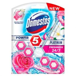 Туалетный блок Domestos Power 5 Роза и Жасмин 55 г (8717163872314)