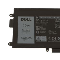    Dell Latitude 7390 K5XWW, 7500mAh (60Wh), 4cell, 7.6V, Li-ion (A47682) -  2