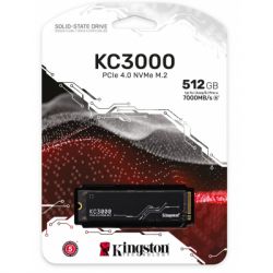  SSD M.2 2280 512GB Kingston (SKC3000S/512G) -  3