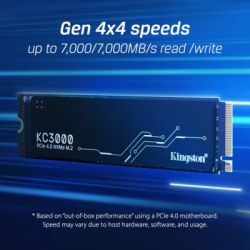 SSD M.2 2280 512GB Kingston (SKC3000S/512G) -  8