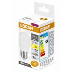 Лампочка Osram LED BASE P60 6,5W (560Lm) 3000K E27 (4058075627734) - Картинка 2