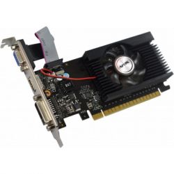  GeForce GT710, AFOX, 2Gb GDDR3, 64-bit, VGA/DVI/HDMI, 800/1600 MHz, Low Profile (AF710-2048D3L5) -  3