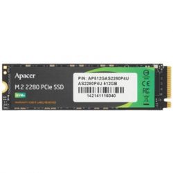 SSD  Apacer AS2280P4U 512GB M.2 2280 (AP512GAS2280P4U-1)