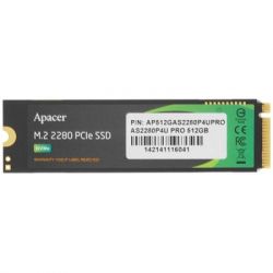  SSD M.2 2280 512GB Apacer (AP512GAS2280P4UPRO-1) -  1