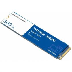   M.2 500Gb, Western Digital Blue SN570, PCI-E 3.0 x4, 3D TLC, 3500/2300 MB/s (WDS500G3B0C) -  3