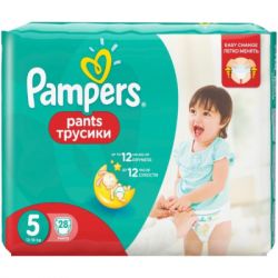 ��������� Pampers ������� Pants Junior ������ 5 (12-17 ��) 28 �� (8006540069714) - �������� 1
