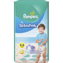 ��������� Pampers ��� �������� Splashers ������ 5-6 (14+ ��) 10 �� (8001090728951) - �������� 2