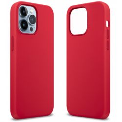   .  MakeFuture Apple iPhone 13 Pro Max Premium Silicone Red (MCLP-AI13PMRD)