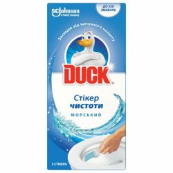 Стикер для унитаза Duck Морской 3 шт. (4620000430087)