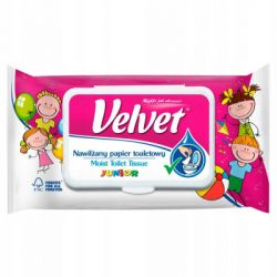 Туалетная бумага Velvet Junior Влажная 42 листа (5901478997685)