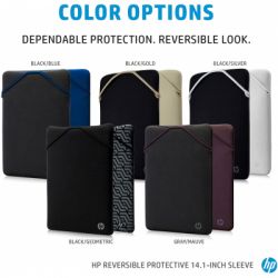 ����� ��� �������� HP 15.6" Reversible Protective Grey/Mauve Sleeve (2F1W8AA) - �������� 7