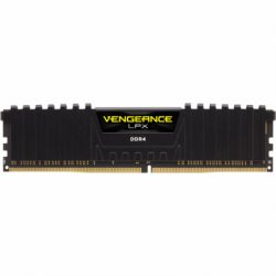     DDR4 32GB 3000 MHz Vengeance LPX Black Corsair (CMK32GX4M1D3000C16) -  1