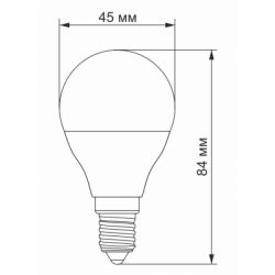 �������� TITANUM LED G45e 7W E14 4100K (VL-G45e-07144) - �������� 2