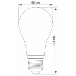  TITANUM LED A65e 20W E27 4100K (VL-A65e-20274) -  2