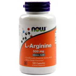  Now Foods L-, L-Arginine, 500 , 100  (NOW-00030)