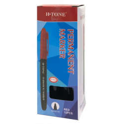 Маркер H-Tone водостійкий 1-2 мм, червоний (MARK-PER-HTJJ205330R) - Картинка 3