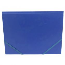 Папка на резинках H-Tone А4, синяя (FOLD-HT-JJ40941-BL) - Картинка 2