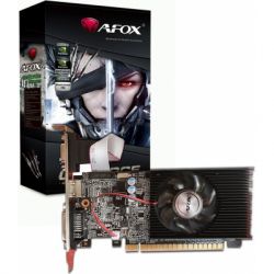Видеокарта GeForce 210, AFOX, 1Gb GDDR3, 64-bit, VGA/DVI/HDMI, 589/1000 MHz, Low Profile (AF210-1024D3L8)