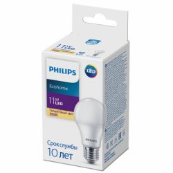  Philips Ecohome LED Bulb 11W 900lm E27 830 RCA (929002299217) -  2