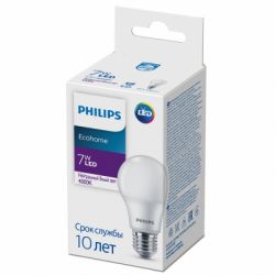  Philips Ecohome LED Bulb 7W 540lm E27 840 RCA (929002298717) -  2