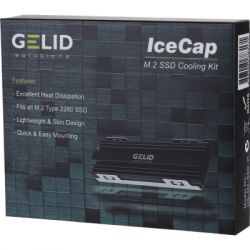   M.2 Gelid Solutions IceCap, Black,   2280, ' M.2 (NGFF),  (HS-M2-SSD-21) -  5