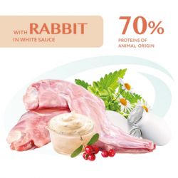 Влажный корм для кошек Optimeal со вкусом кролика в белом соусе 85 г (4820083905476) - Картинка 2