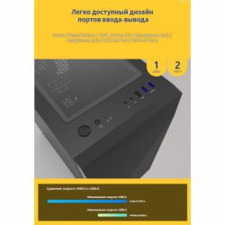 Корпус Zalman Z1 Iceberg, без БП, 2xUSB3.0, 1xUSB2.0, 3x120mm Black fans, TG Side Panel, mATX, White - Картинка 4