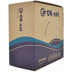 Кабель мережевий OK-Net FTP 305м, cat.6, малодимний (F/UTP-cat.6 LSOH) (КПВонг-HFЭ-ВП (250) 4*2*0,54) - Картинка 2