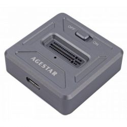 - AgeStar USB3.1 Type C, M.2 NVME, 1 slot grey (31CBNV1C(GRAY))