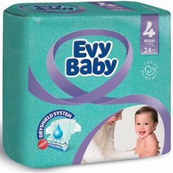 Подгузник Evy Baby Maxi Размер 4 (7-18 кг) 24 шт. (8690506405076)