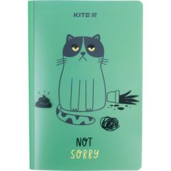 Блокнот Kite А5+ 40 листов, Sorry cat (K22-460-2)