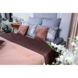 Покрывало Руно двухстороннее VeLour Коричневое 150 х 220 см (360.55_Cappuccino) - Картинка 5